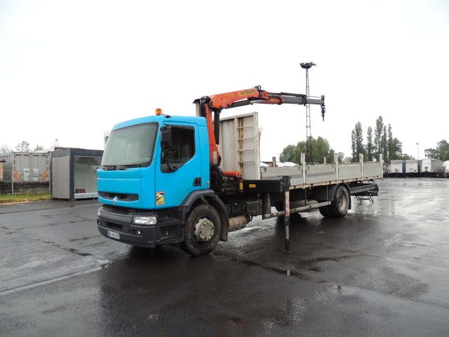 Renault P270 Plateau + Palfinger PK12000 kran