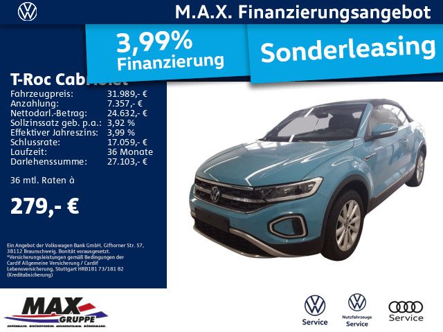 T-Roc Cabriolet 1.5 TSI STYLE MOVE LED+KAM+STDHZ