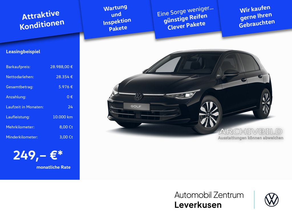 Golf VIII Goal DSG AHK ACC NAVI VIRT LEDER KAM