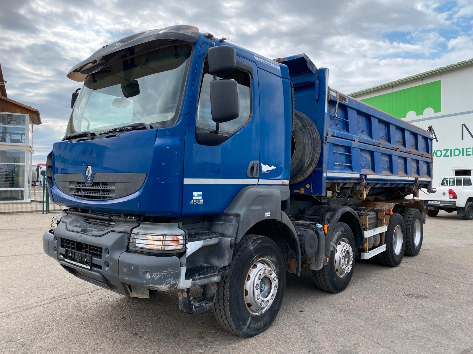 Renault KERAX 450 DXi THREESIDED KIPPER 20m3 8x4, vin454