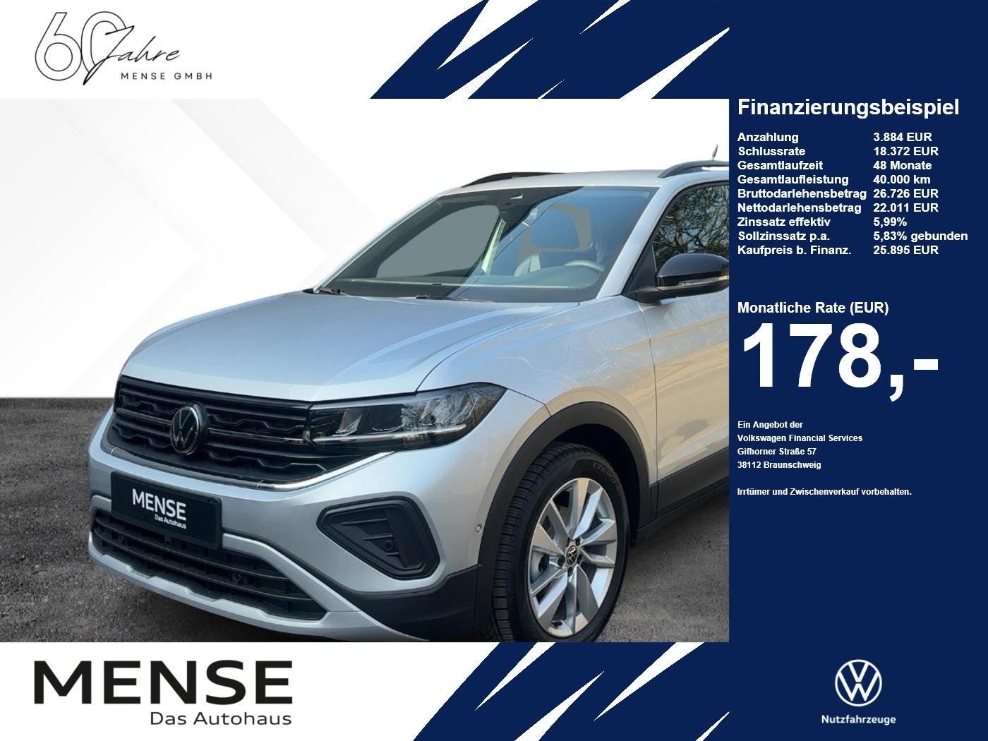 Volkswagen T-Cross Energy 1.0 l TSI OPF DSG AHK Navi Ganzja