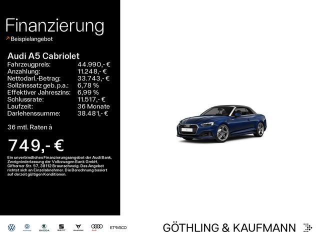 Audi A5 Cabriolet 35 TFSI S tro*Matrix*Virtual*Navi+*