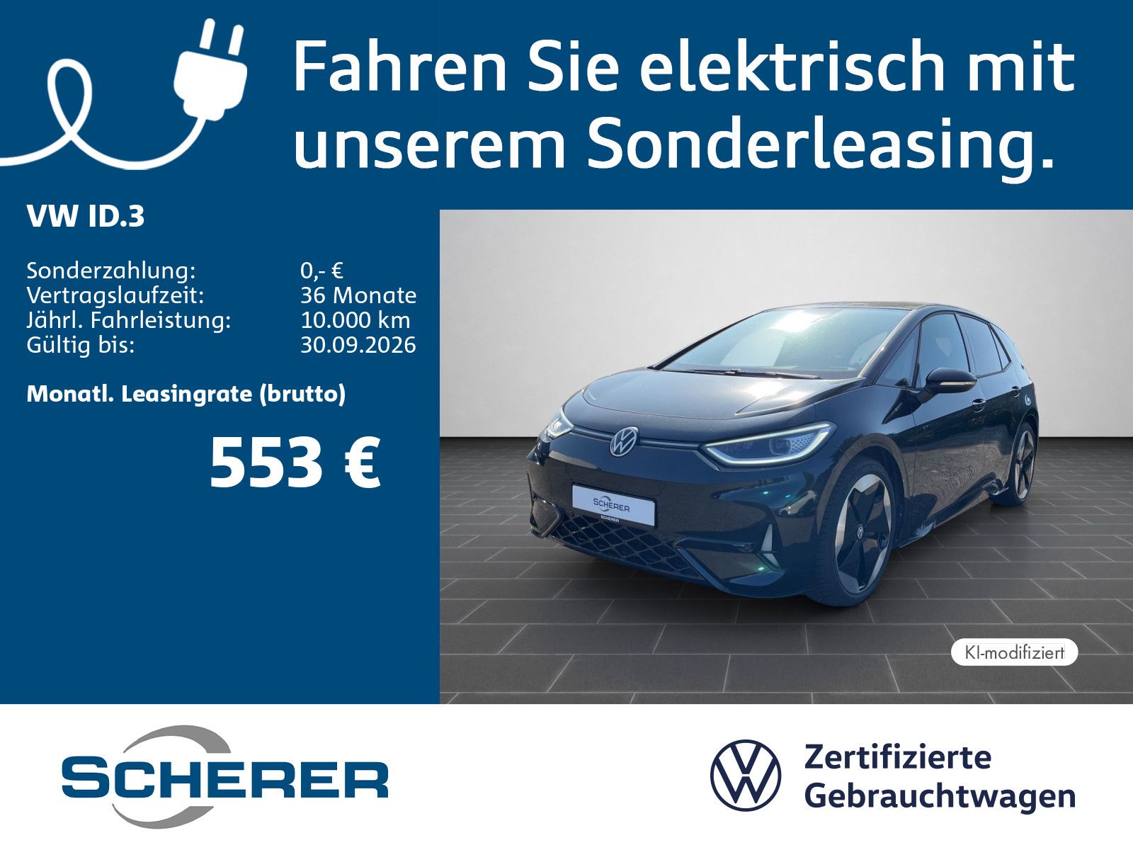 Volkswagen ID.3 GTX Performance 79 kWh WP*PANO*ACC*MASSAGES