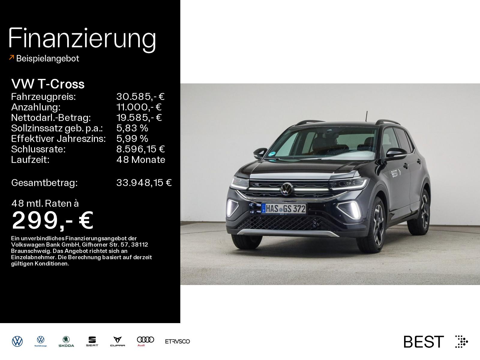 Volkswagen T-Cross 1.5 TSI DSG R-Line SHZ*Sound*IQ.LIGHT