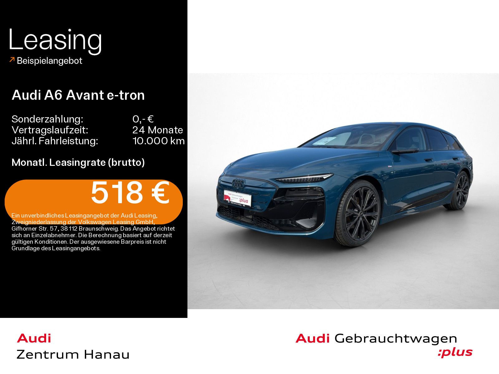 Audi A6 Avant e-tron S-LINE*EDITION-ONE-BLUE*0,25%*MA