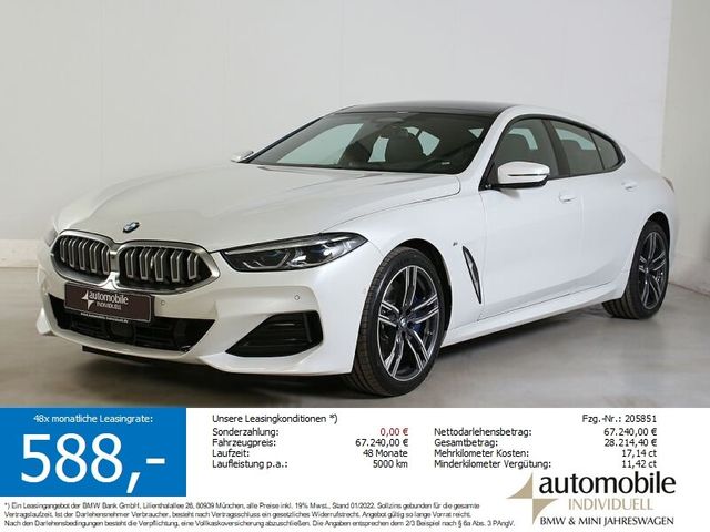 BMW 840i Gran Coupé M Sportpaket ACC Laser Panorama