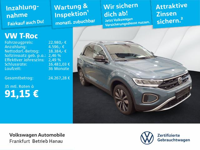 Volkswagen T-Roc 1.0 TSI Goal DAB+ Navi FrontAssist TravelA