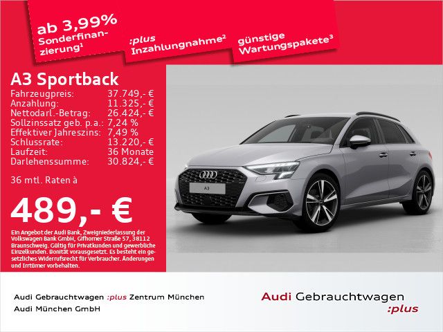 Audi A3 Sportback 35 TDI S tronic advanced ACC/Virtua