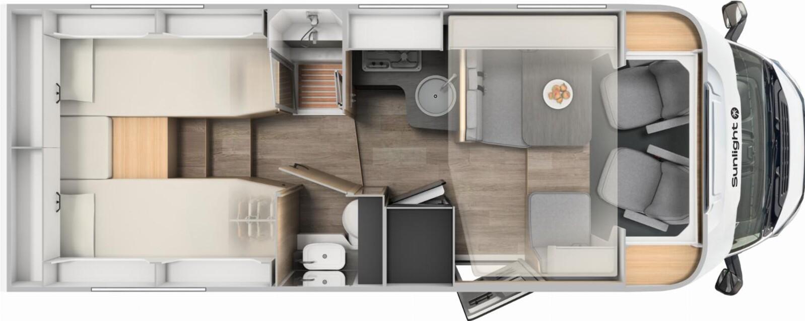 Sunlight T 68 T68 Hubbett,  Aktionspreis Ready to Roll