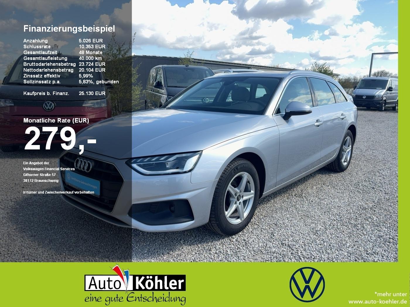Audi A4 Avant TDI S-tronic Kamera/Pano/Akustikglas