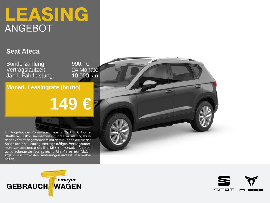 Seat Ateca 1.5 TSI DSG STYLE SIDE-ASSIST PARKLENK NAV