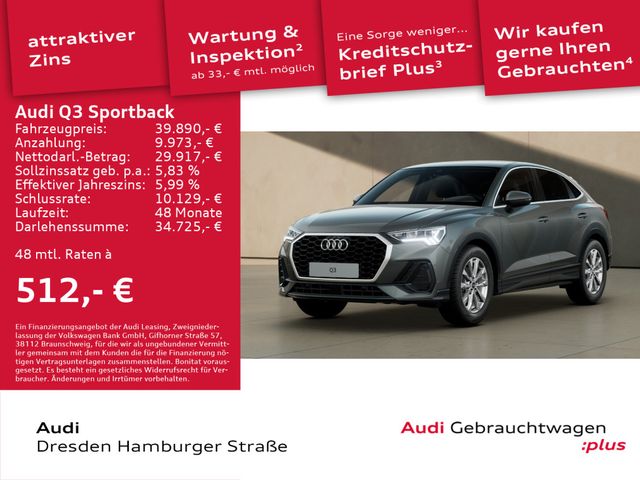 Audi Q3 Sportback 35 TFSI 110(150) kW(PS) S tronic