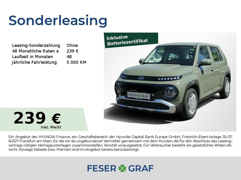 Hyundai Inster SELECT NAVI CARPLAY KAMERA KLIMA USB