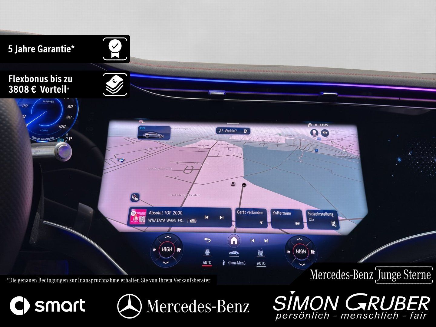 Fahrzeugabbildung Mercedes-Benz EQS 450 4M AMG Night Premium+ Mod 2025 118Kwh