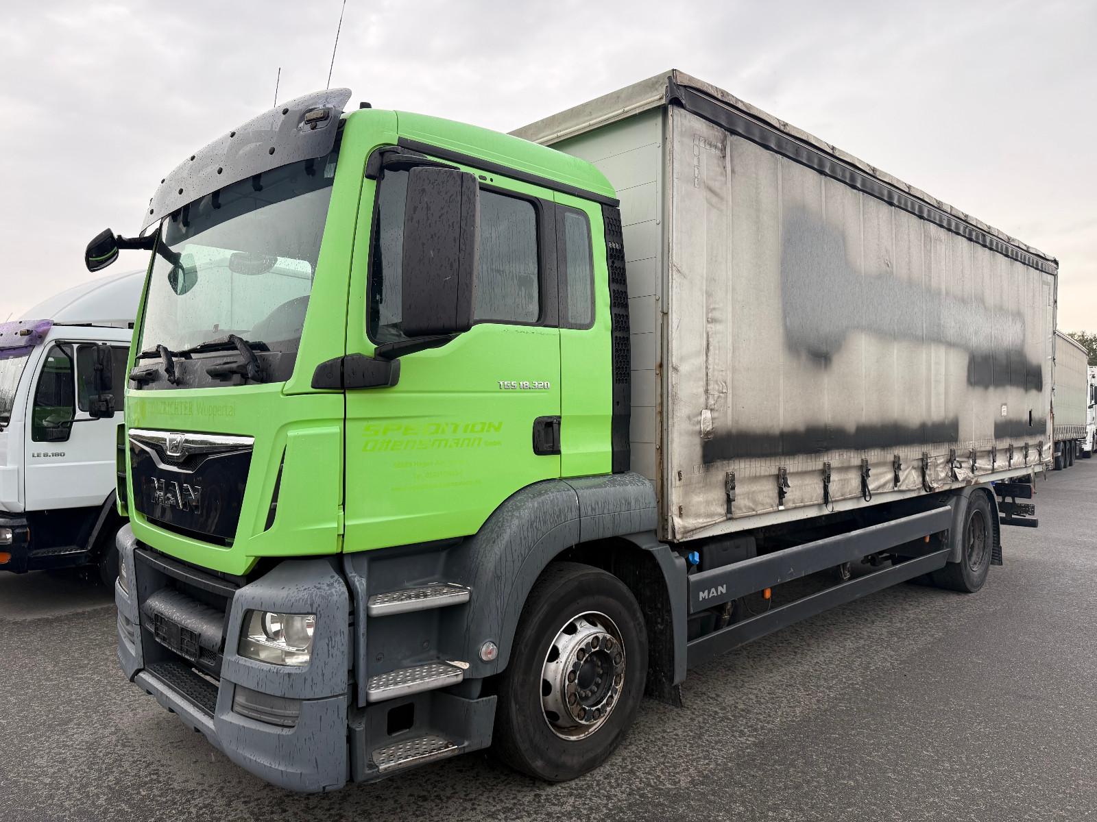 MAN 18.320 TGS P+P Edscha EUR6 1.Hand 7,40m TüV02/27