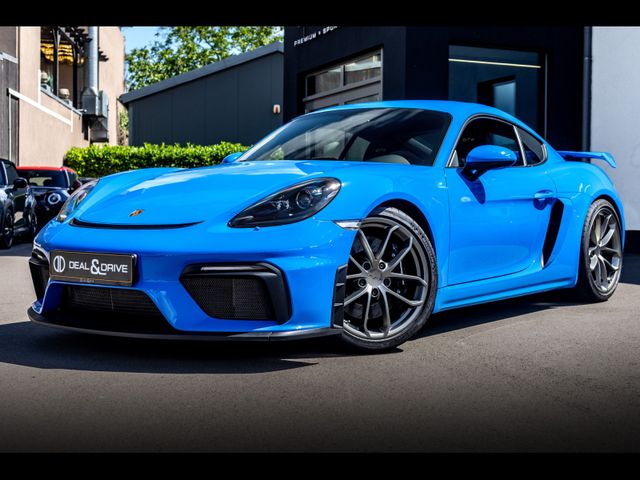 PORSCHE Cayman 718 GT4 PDK°SHARK BLUE°AKRA°CARBON°BUCKET