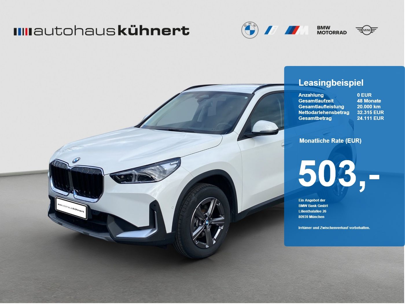 BMW X1 xDrive20d Aut. Sportsitz SpurA. 360° AHK Navi foto 1