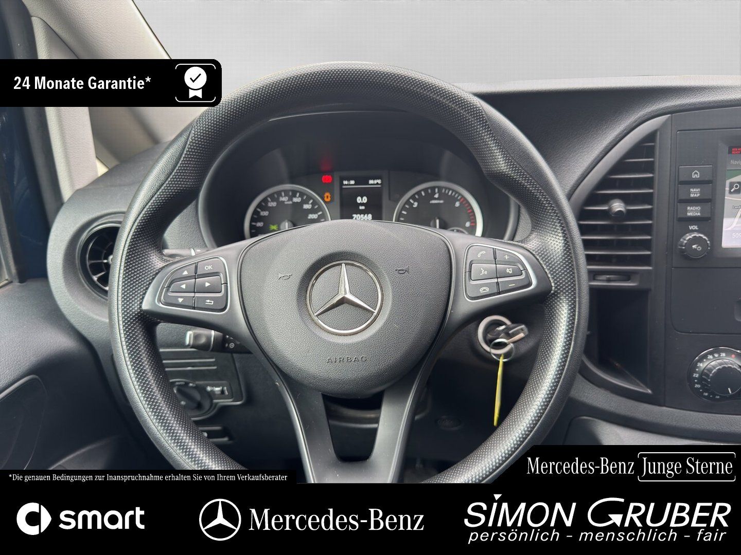 Fahrzeugabbildung Mercedes-Benz Vito 114 CDI Mixto lang Navi Klima Temp. 6 Sitze