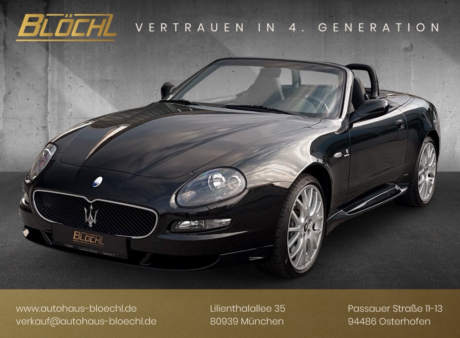 MASERATI GranSport Spyder*DT Auto*Triple Black – Ansicht 1 von 20