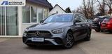 Mercedes-Benz E 300 de T 4M AMG DISTRO+KAM360+HEADUP+BURMESTER - Mercedes-Benz E 300 Hybrid (Diesel/Elektro): Grau, Vollleder