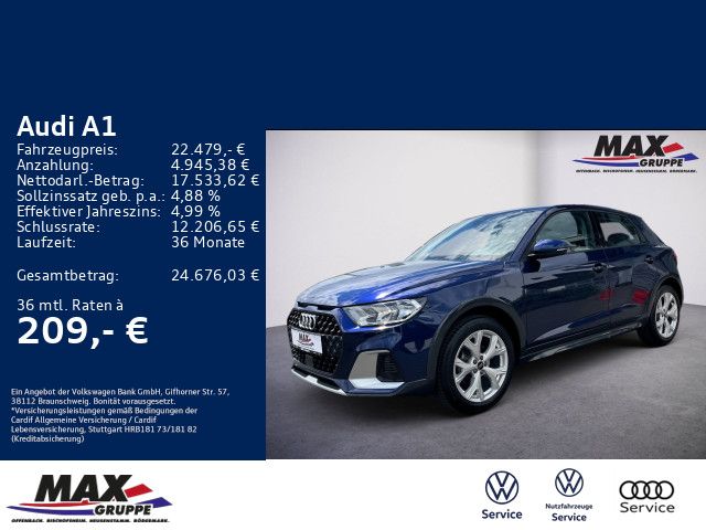 A1 30 TFSI allstreet S tronic VCP+KAMERA+DAB+ACC
