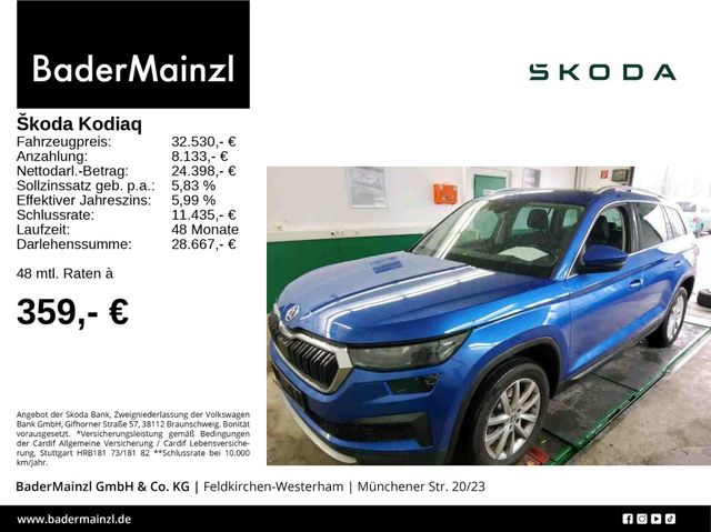 Skoda Kodiaq 2.0 TDI DSG 4x4 AHK StdHzg Carplay Kamera