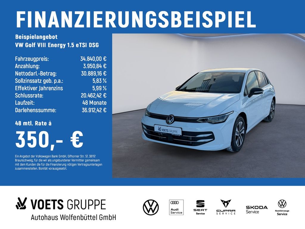 Golf VIII Energy 1.5 eTSI DSG
