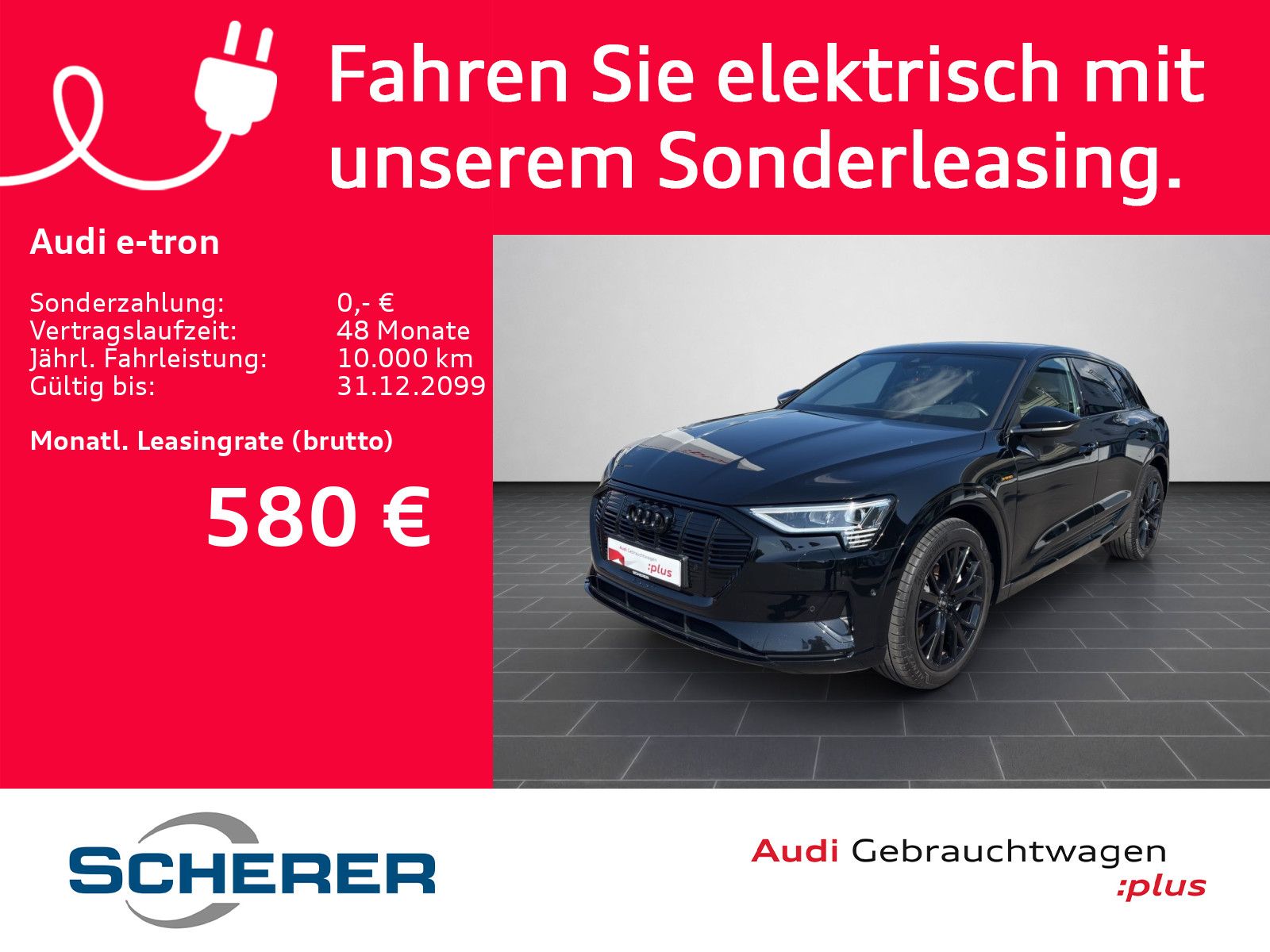 Audi e-tron advanced 55 quattro 300 kW RFK AHK SHZ