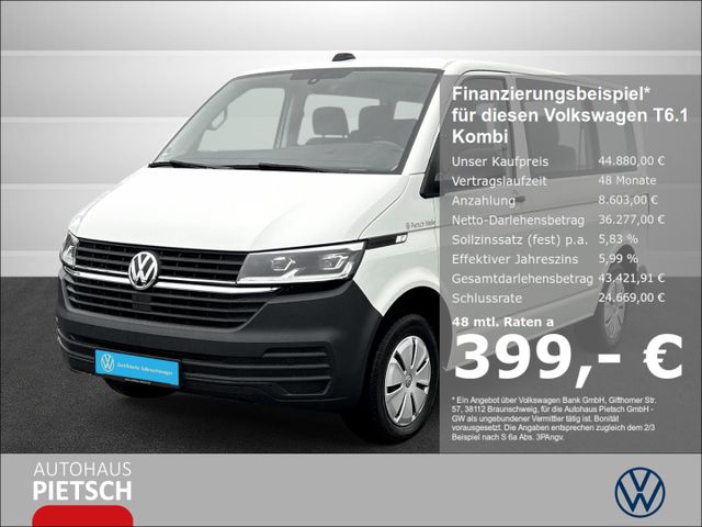 Volkswagen T6.1 Kombi 2,0 l TDI SCR 110 kW Getriebe: 7-Gang