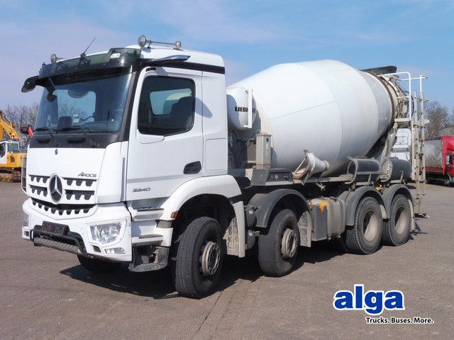 Mercedes-Benz 3240 B Arocs 8x4, Liebherr THM 905, 9m³, 79tkm