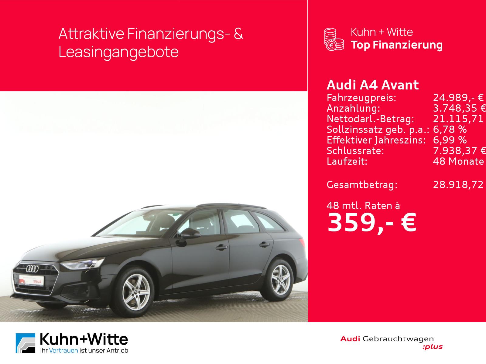 Audi A4 Avant 35 TDI PDC+SitzH+MMI-Plus