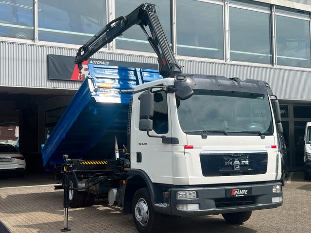 MAN TGL 10.220 3SEITEN-KIPPER/HIAB KRAN 077BS-2CL 8M