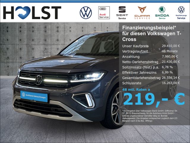 Volkswagen T-Cross 1.0TSI DSG Style AHK NAV RÜFA digitales 