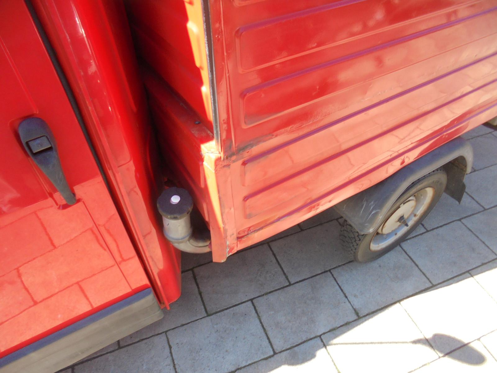 Piaggio APE 50 Kasten    Mofa Zulassung