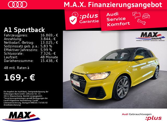 A1 Sportback 25 TFSI S LINE +ACC+SMARTPHONE+VCP+