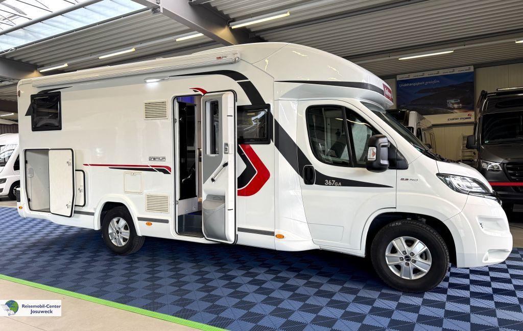 Challenger Teilintegriert 367GA Fiat Hubbett - Einzelbetten