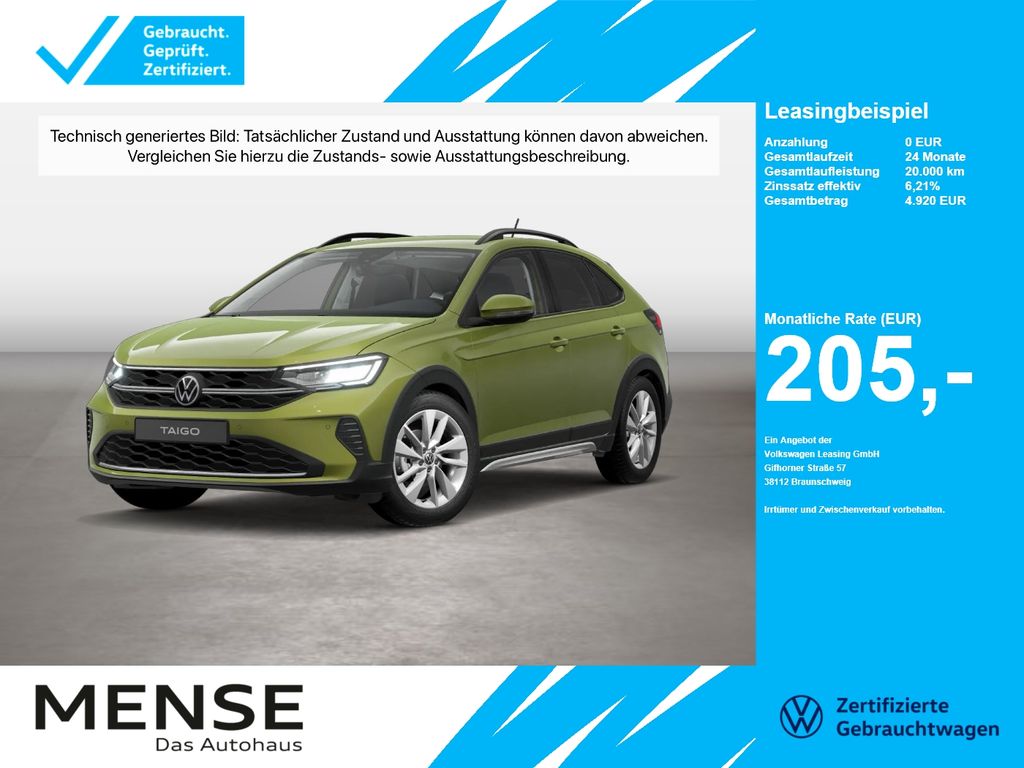 Taigo 1.0 TSI DSG Life CarPlay LM SHZG LaneAss P