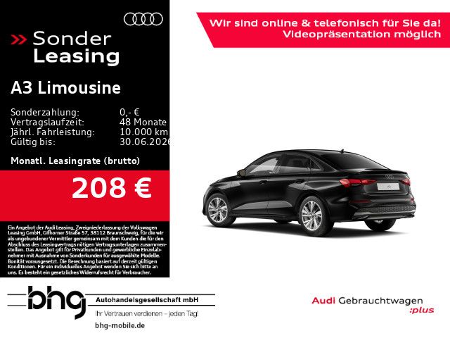A3 Limousine advanced 30 TFSI 85(11