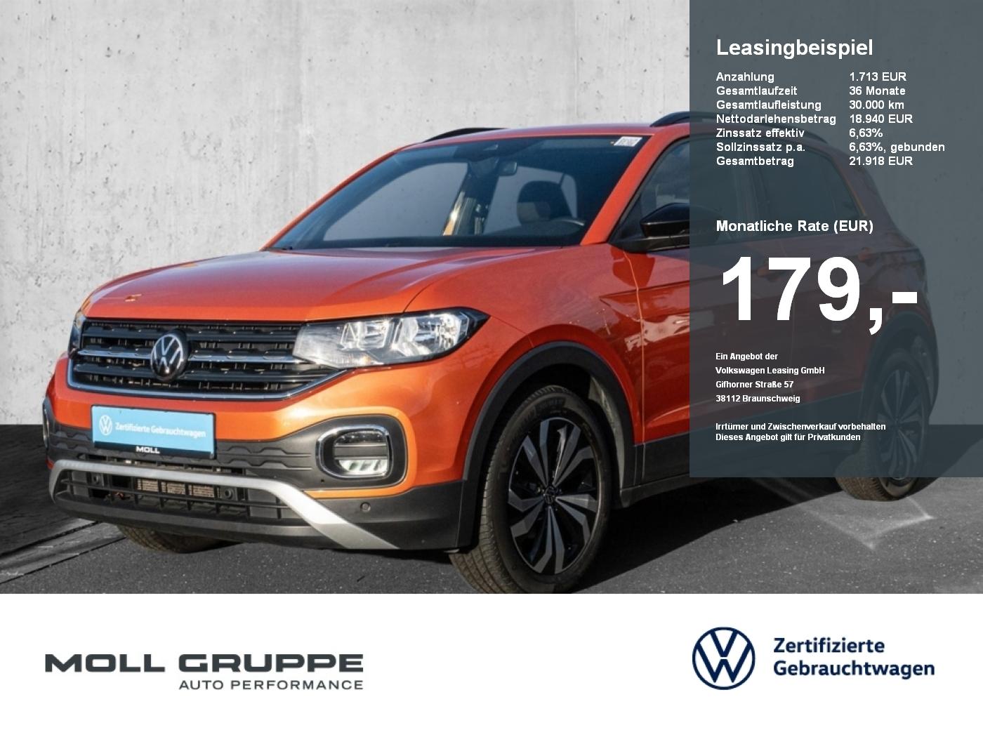 Volkswagen T-Cross 1.0 TSI Life Active NAVI ALU PDC
