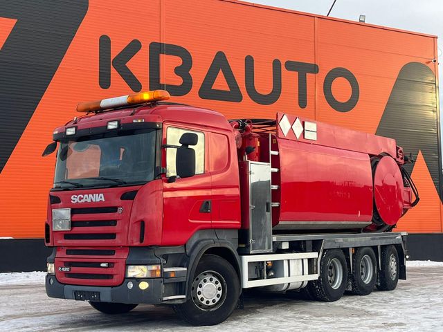 Scania R 420 8x4*4 ADR Combi Interconsult + Pressure wa