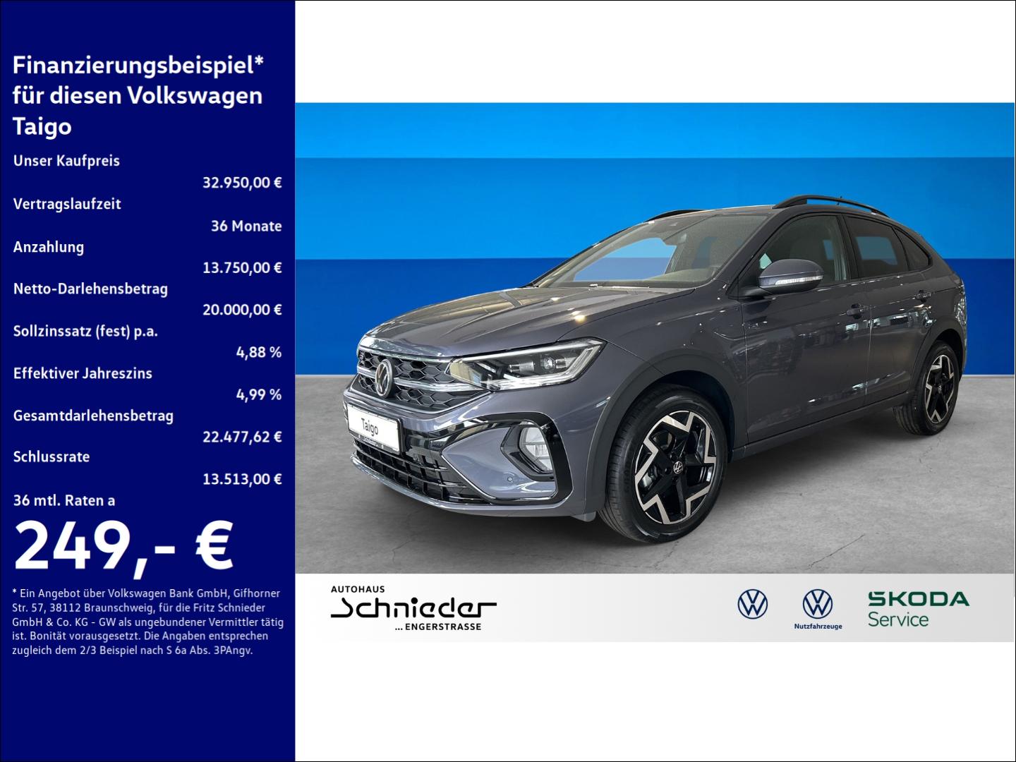 Volkswagen Taigo 1,5l TSI R-Line DSG MATRIX REAR VIEW NAVI