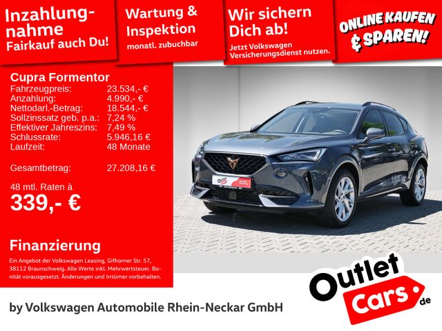 CUPRA Formentor 1.4 TSI e-HYBRID Kamera Navi LED uvm