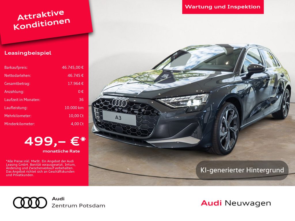 Audi A3 Sportback advanced TFSI LED SONOS ACC SONOS