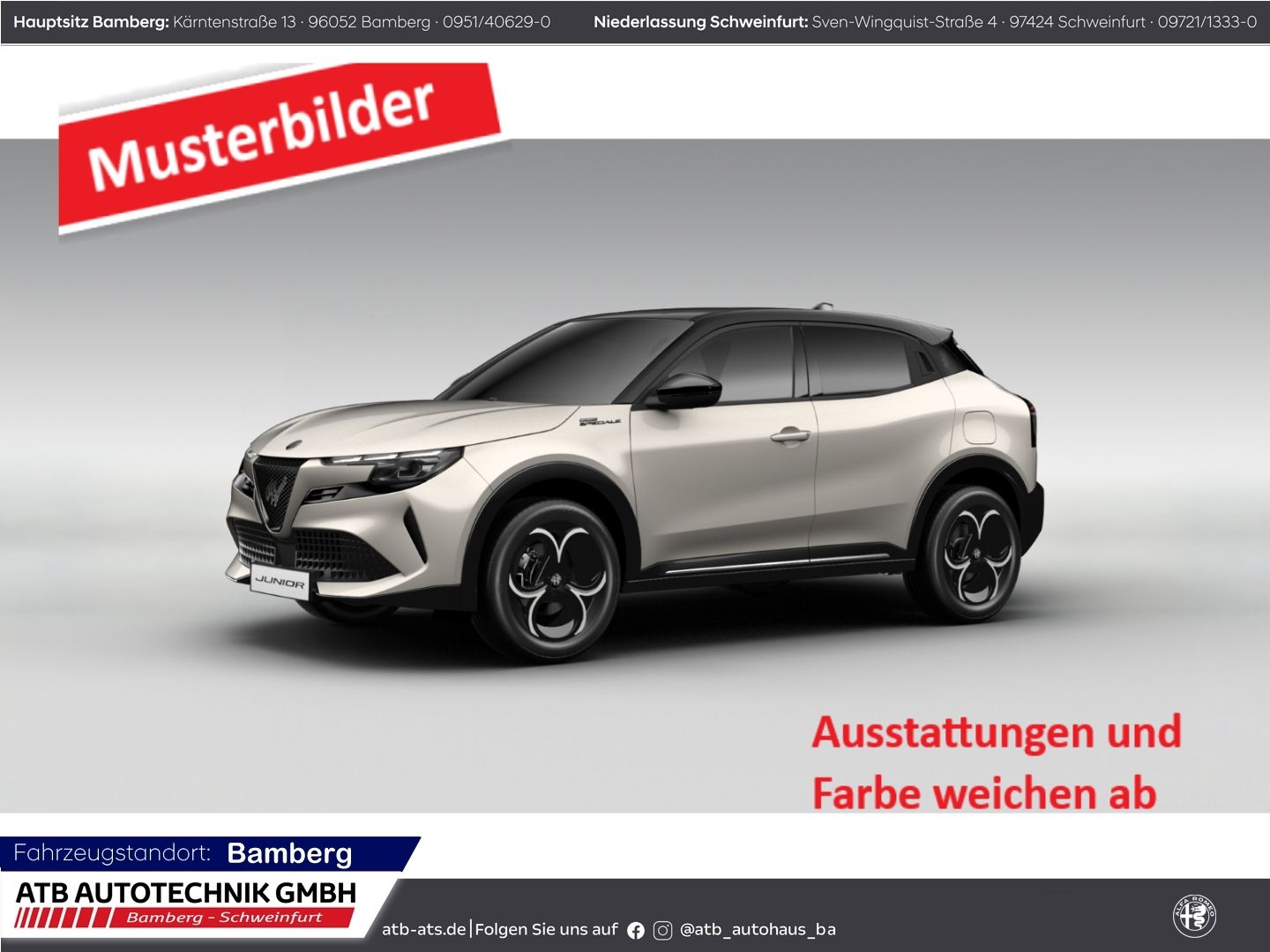 Fahrzeugabbildung Alfa Romeo Junior Ibrida SPORT SPECIALE MATRIX RFK Tech-Pak