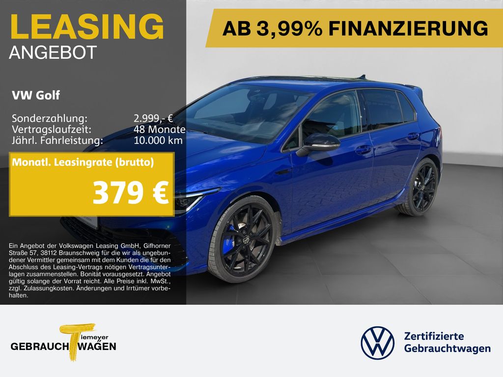 Abbildung Leasingangebot Volkswagen Golf 4M R 20 YEARS LM19 LEDER V-MAX MEMORY