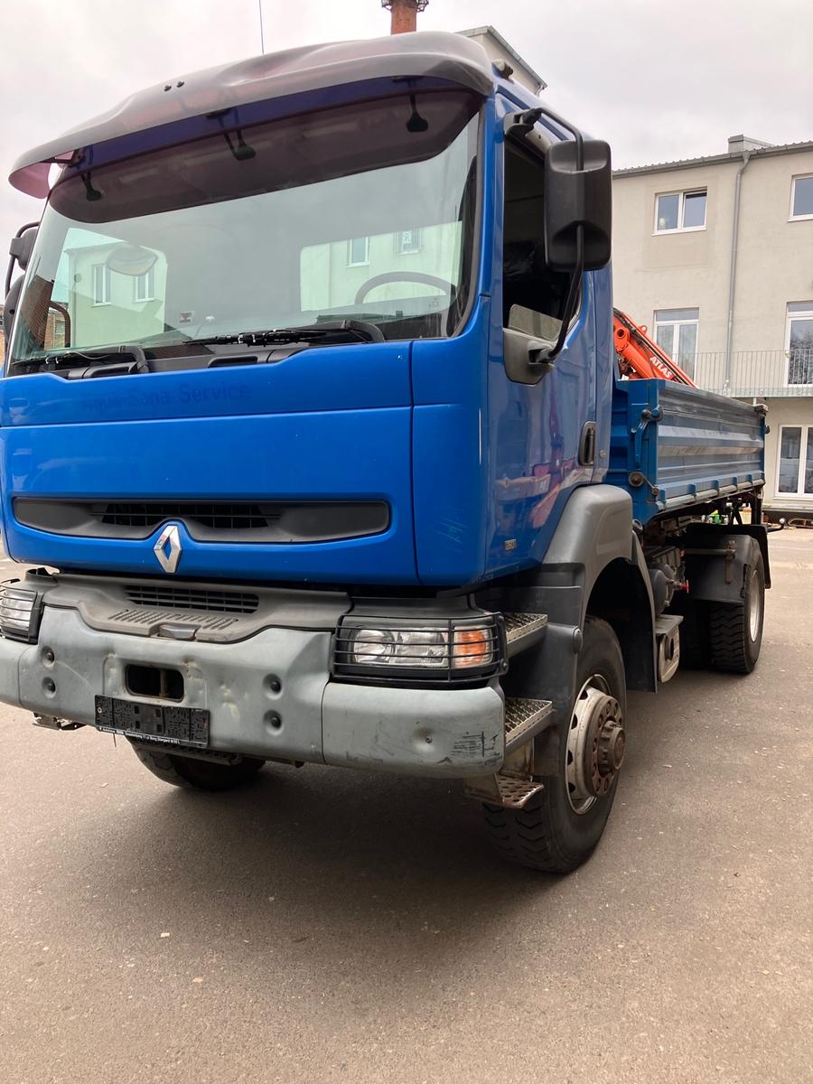 Renault  260 4x4 Kipper Kran