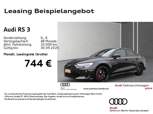 Vorschaubild: AUDI RS3 Lim. *PANO*MATRIX*SONOS*HuD*NAV+*ACC*R-CAM* (Fahrzeug-Nr. AK1726)