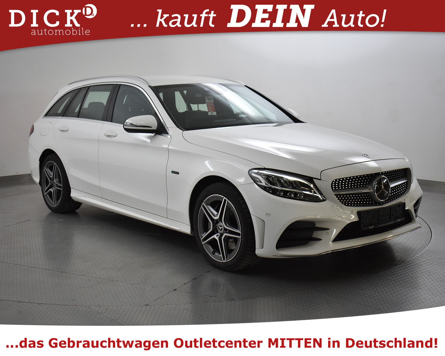 Fahrzeugabbildung Mercedes-Benz C300e T 2X AMG Line WIDESC+ALCANT+LED+STDHZ+ACC+