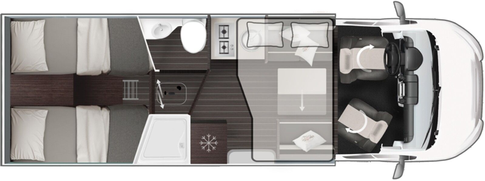 Fahrzeugabbildung Roller Team Zefiro Power Edition 287 TL Fiat
