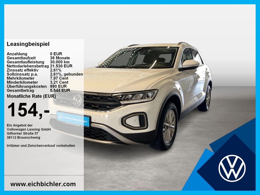 Volkswagen T-Roc Life 1.0 TSI ParkAss. LED LM KlimaA Navi